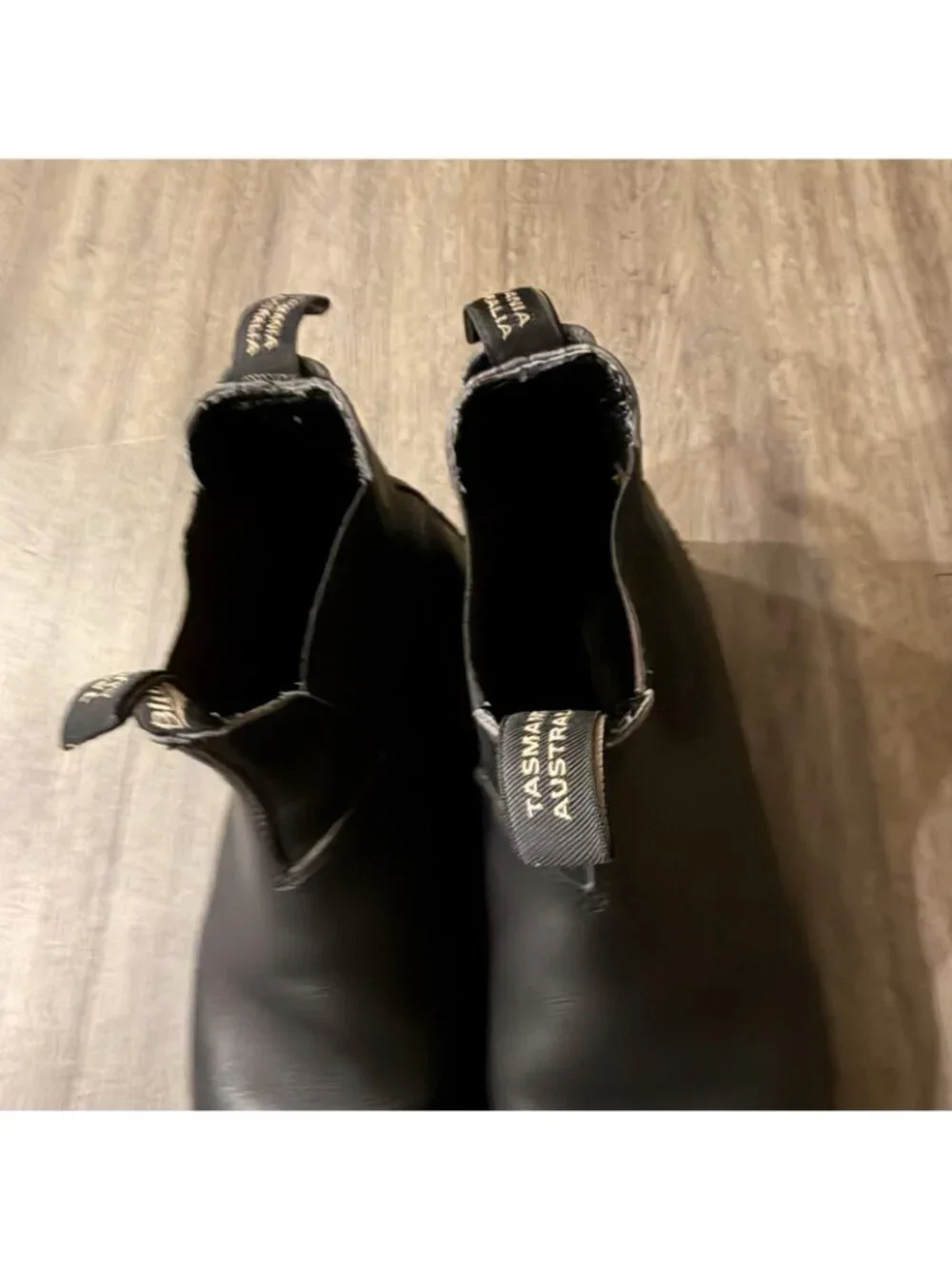 Blundstone Chelsea 500 Black Leather Boots Mens Size 10.5